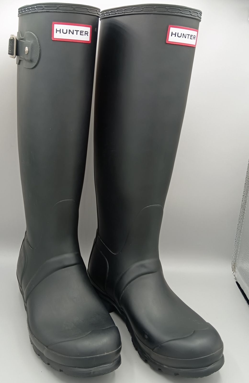 【品質良い 大好評中 】HUNTER ハンター レインブーツ 長靴 ロング UK4 23.0㎝ ブラック 上履き