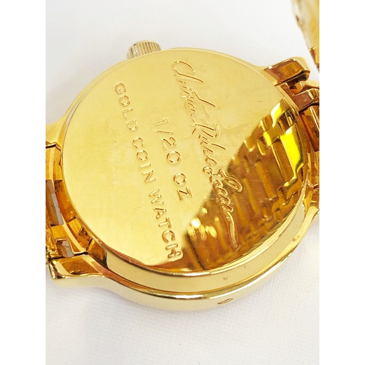 LASSEN 腕時計 GOLD COIN WATCH Coinwatch 1/2 Oz Gold Coin Swiss Watch Quartz Sapphire 34mm