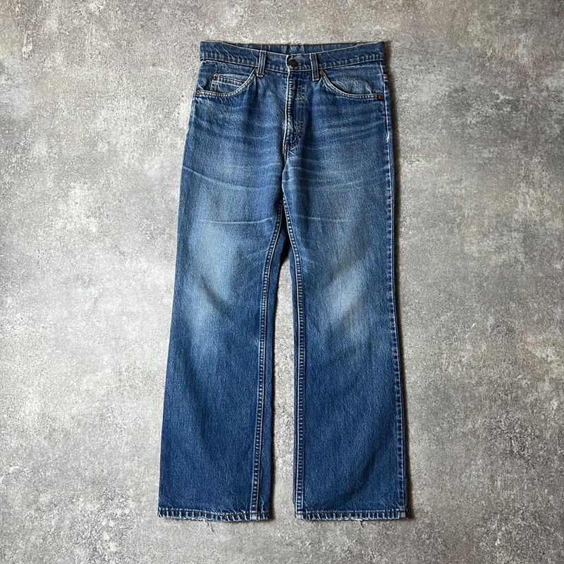 ヒゲ 80s USA製 Levis 517 フレア デニム パンツ 31 28程 / 80