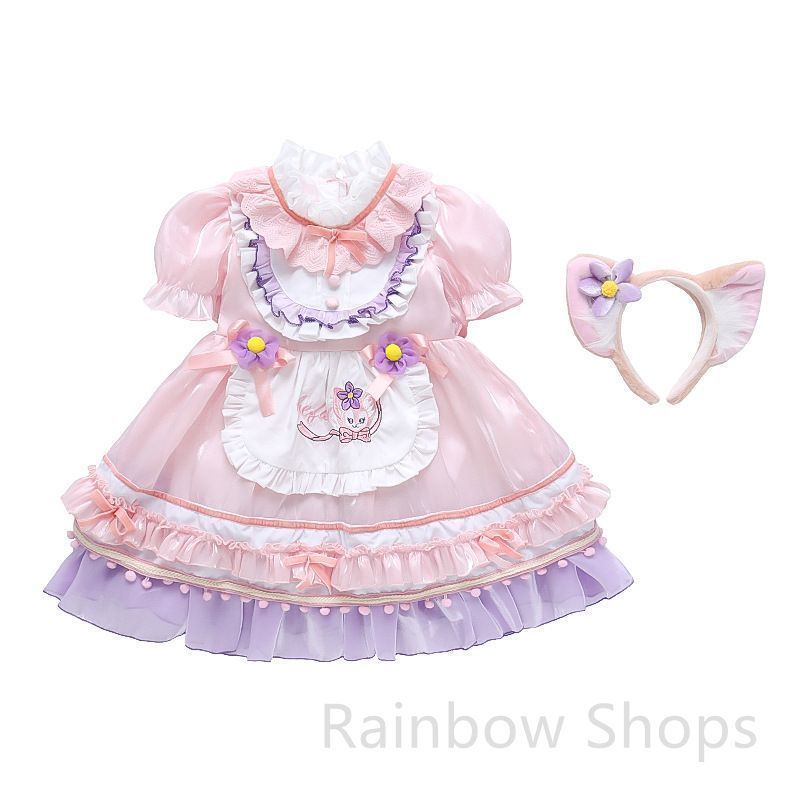 【新品】ディズニー　リーナベルドレス　130cm　コスチューム　ワンピース Disney リーナベル 服 コスチューム 美女と野獣 ベル 本体無 S