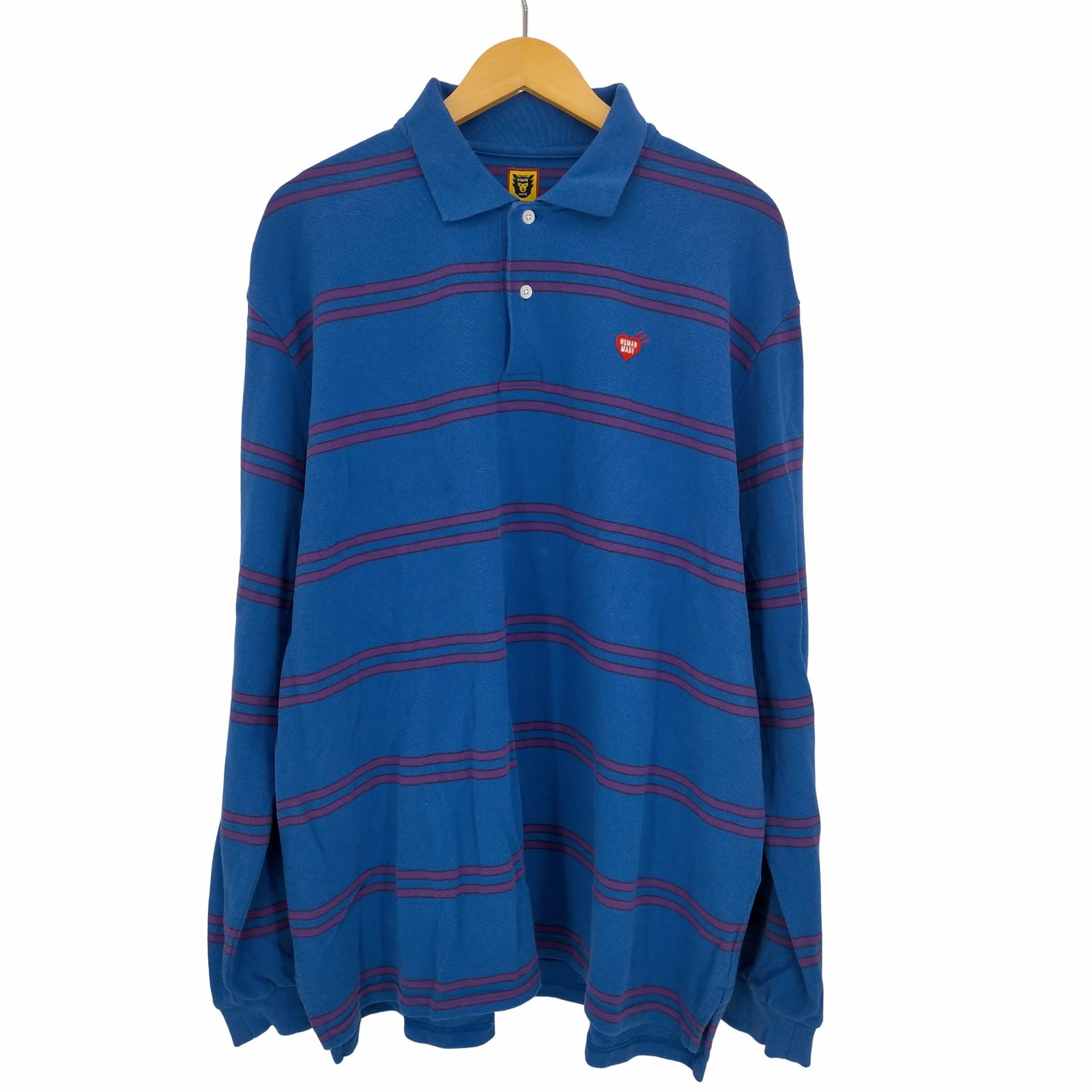 ヒューマンメイド HUMAN MADE 24SS L/S POLO SHIRT メンズ JPN：XXL 