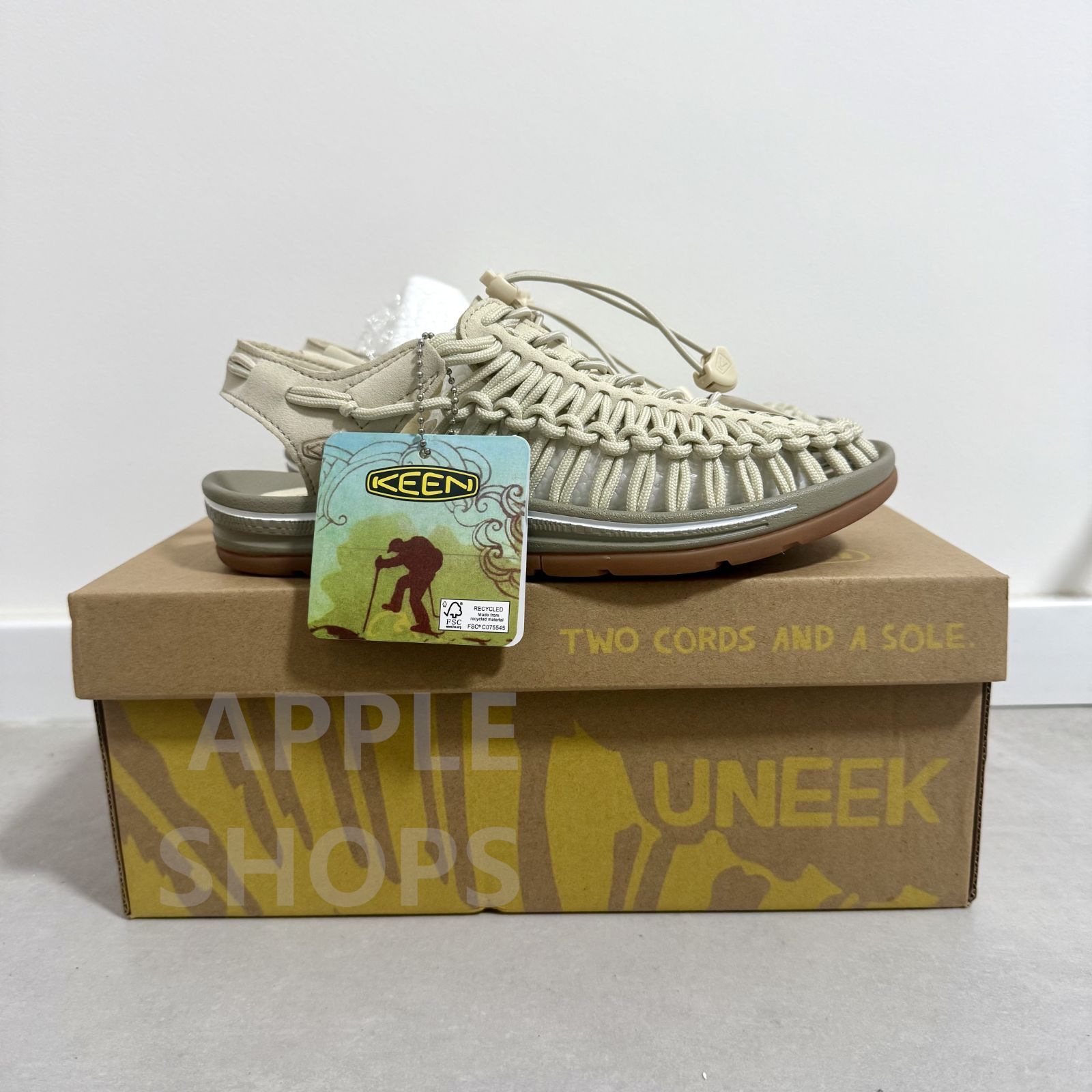 新品】KEEN UNEEK ユニーク サンダル ベージュ メンズ