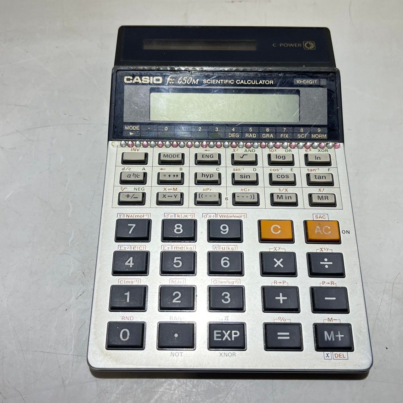 関数電卓 CASIO カシオ fx-650M (管理番号：YMM6549)