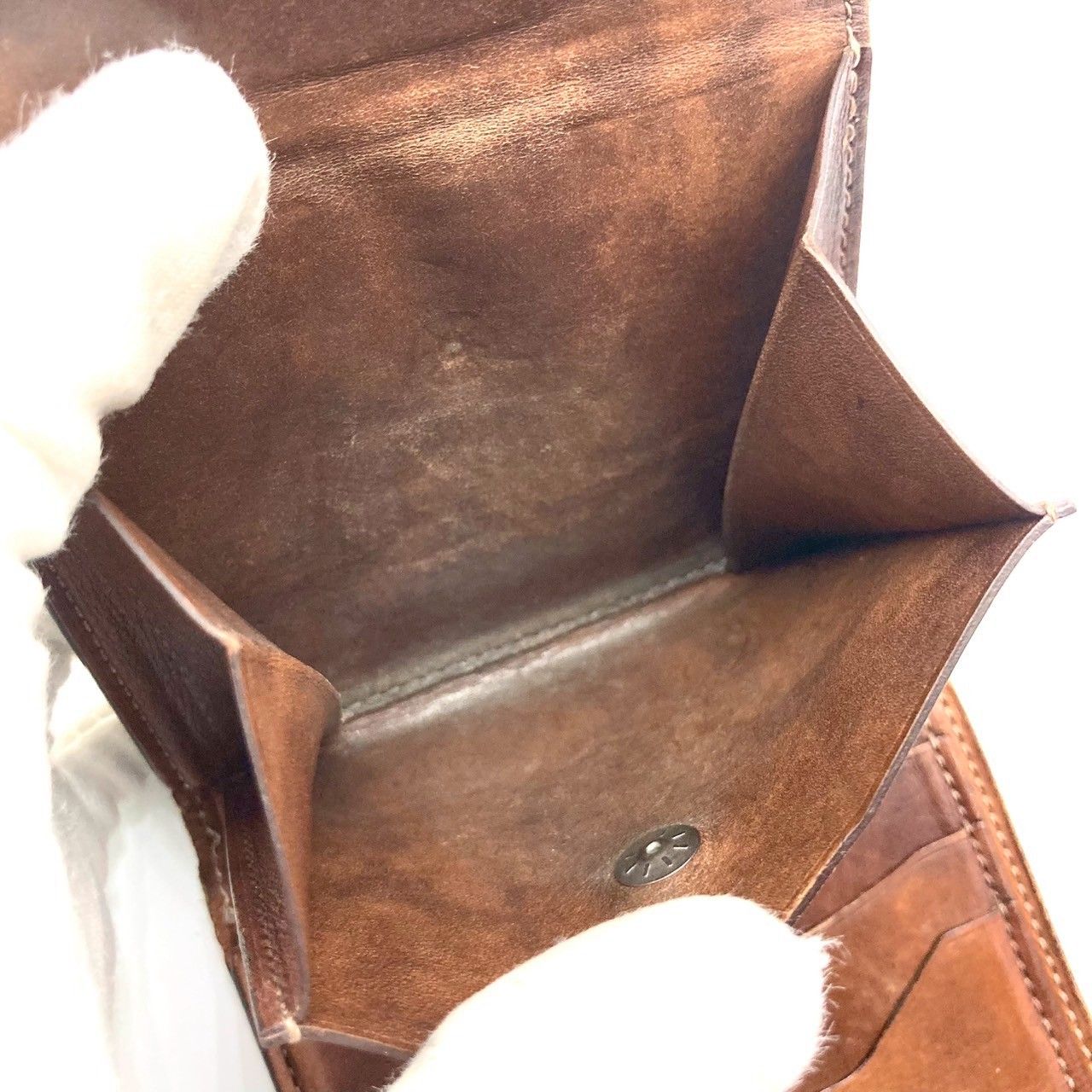 ベルルッティ 二つ折り財布 カリグラフィ レザー ブラウン 70428 ベルルッティ 二つ折り財布 カリグラフィ レザー ブラウン 70428