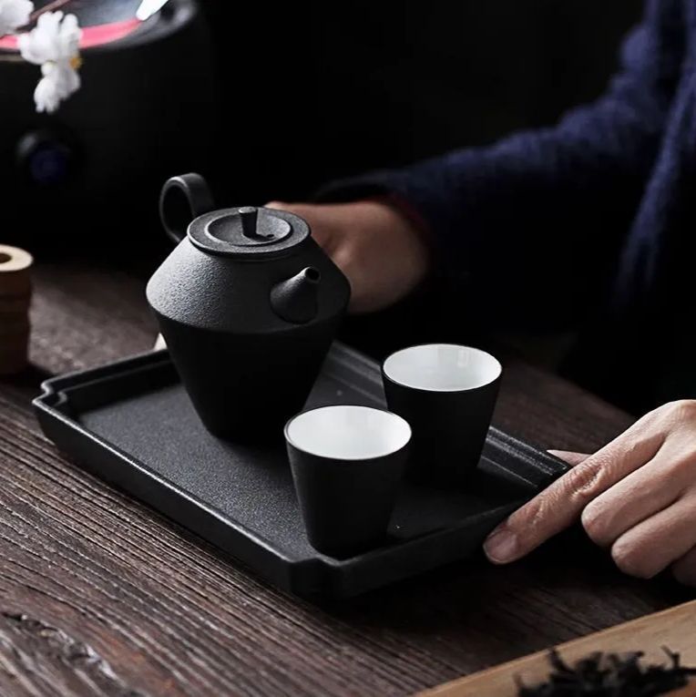 中国茶器 セット 　セラミックカンフーティーセット 豪華ギフトボックス付き高級セラミックカンフーティーセット