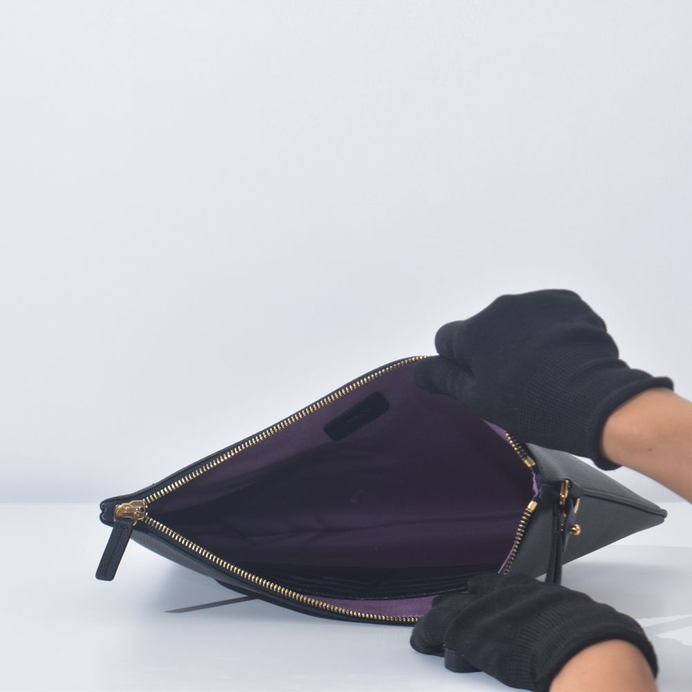 ヴェルサーチ クラッチバッグ メデューサ ラージ 本革 メンズ