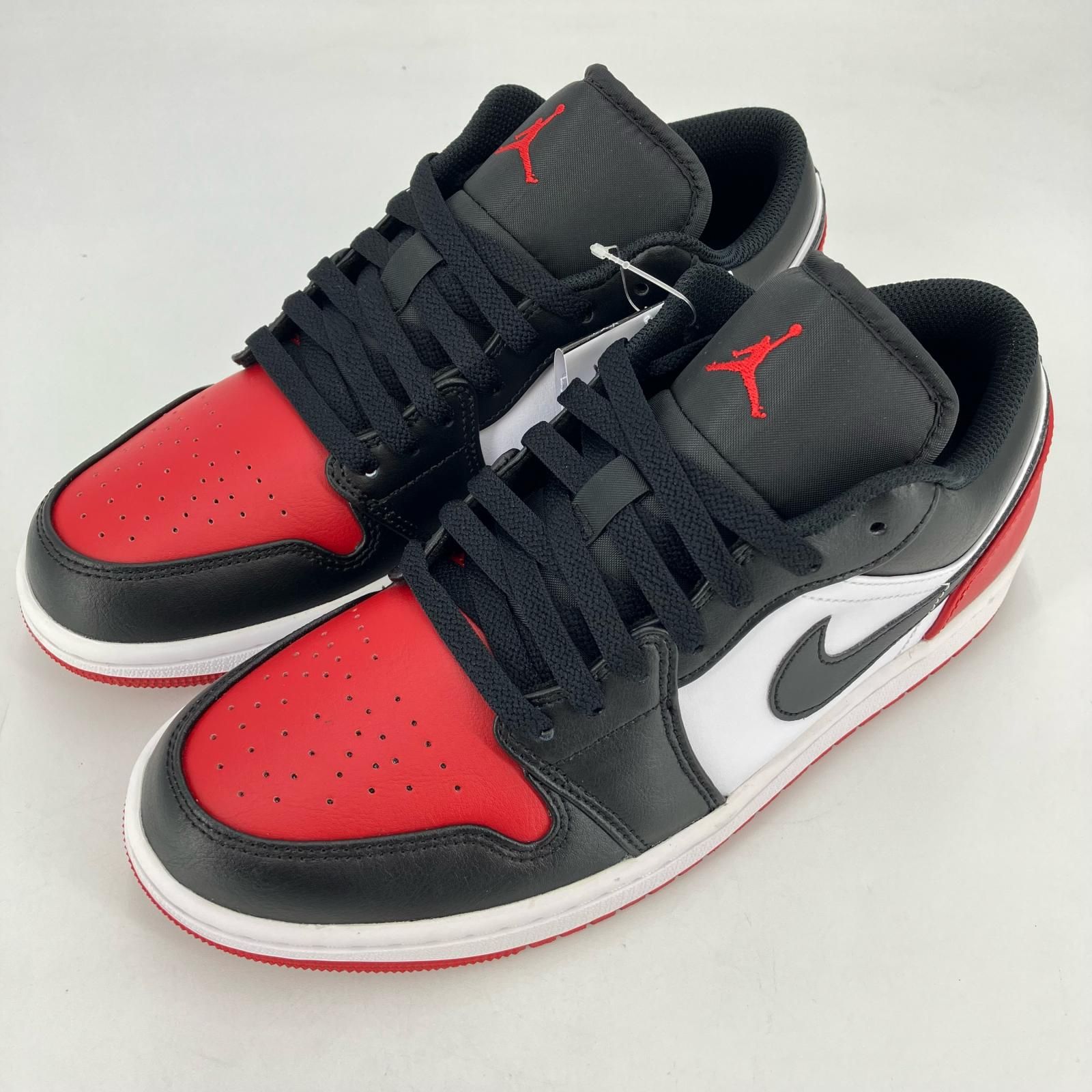 イオン広店 NIKE AIR JORDAN | ナイキ エアー ジョーダン スニーカー Air Jordan 1 Low Bred Toe 553558-161 レッド 26.5cm 126