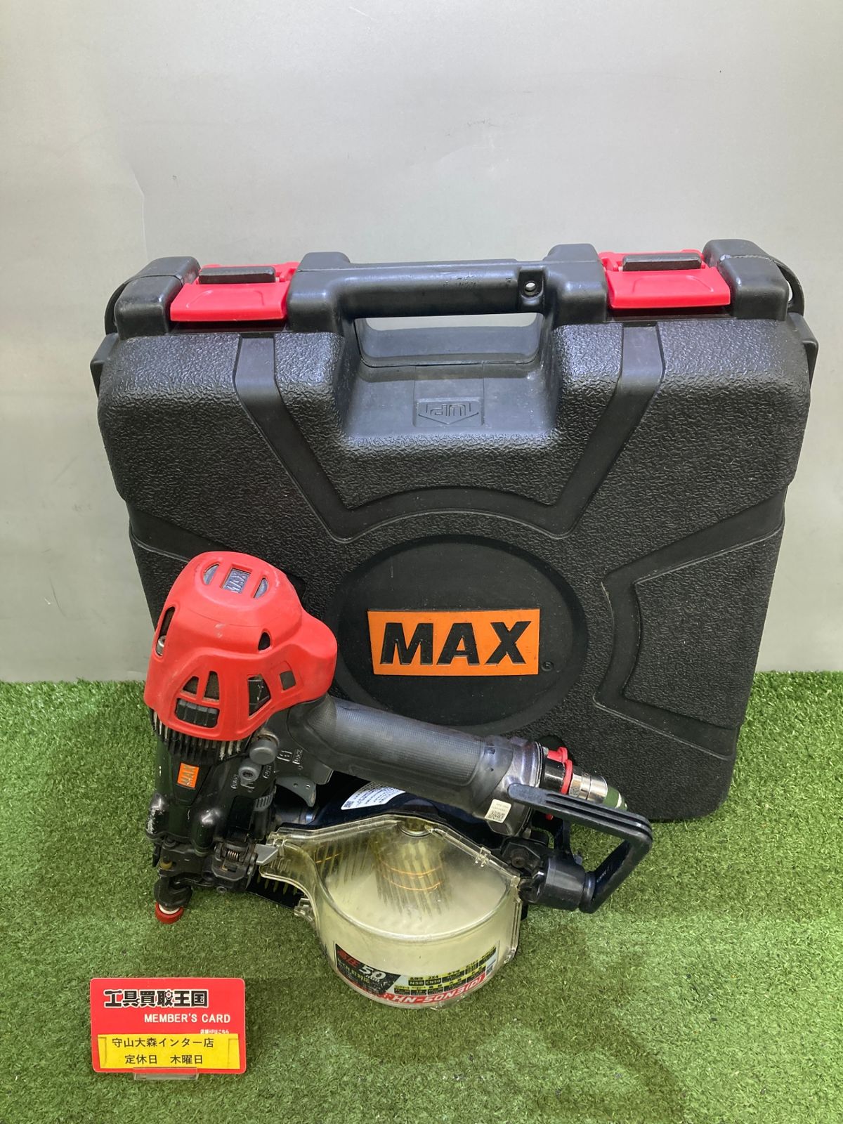 中古品 MAX マックス 高圧 エアネイラ HA-50F1(D)/4MAフロア 中古品 MAX マックス 高圧 エアネイラ HA-50F1(D)/4MAフロア