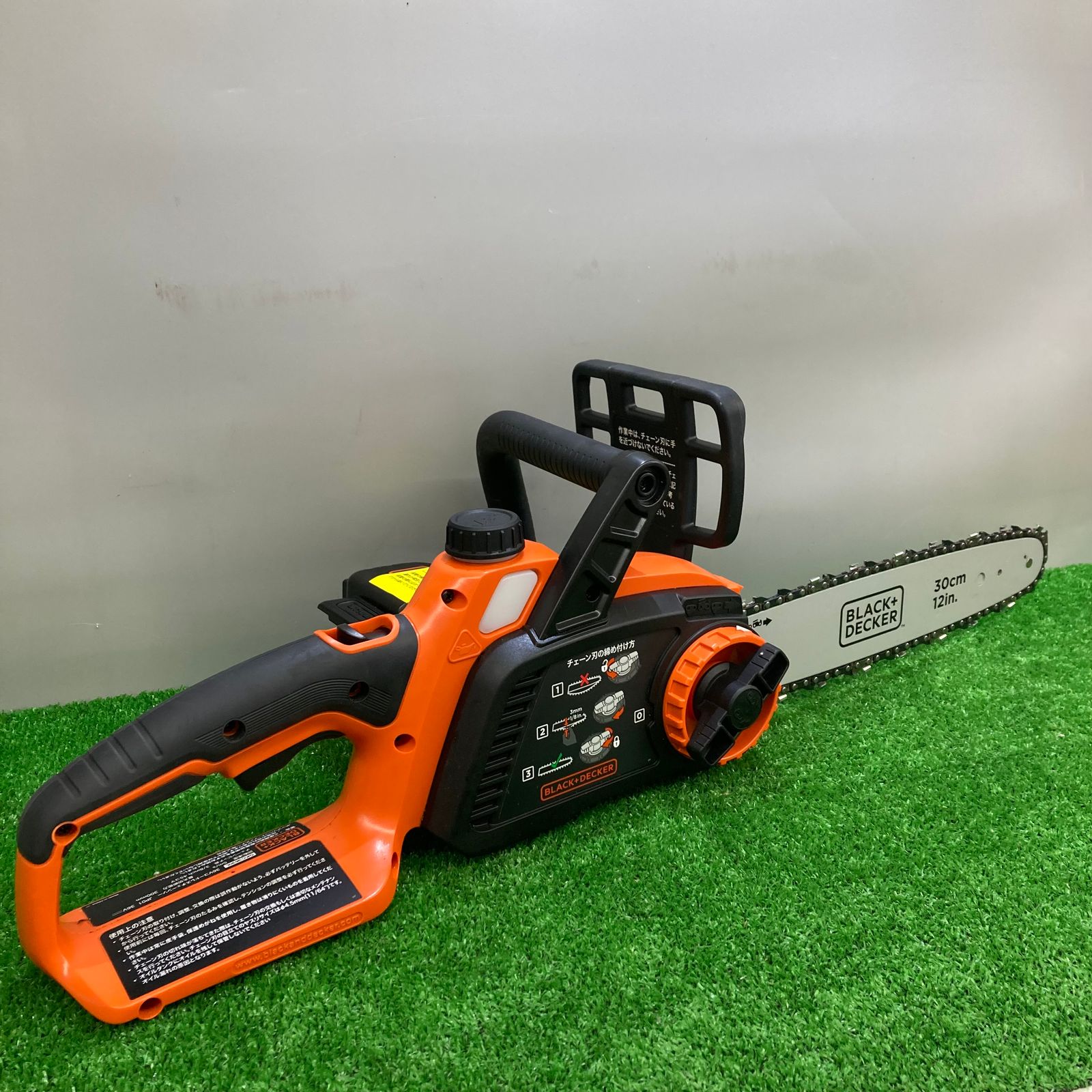 中古品】【0921】ブラック＆デッカー 36Vコードレスチェーンソー  