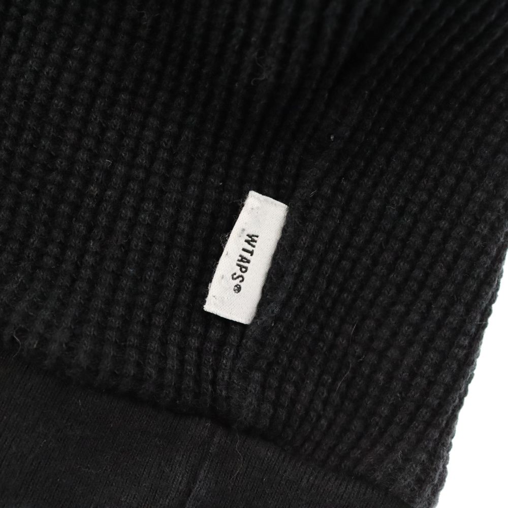20SS WTAPS WAFFLE LS TEE. COTTON BLACK WTAPS/ダブルタップス