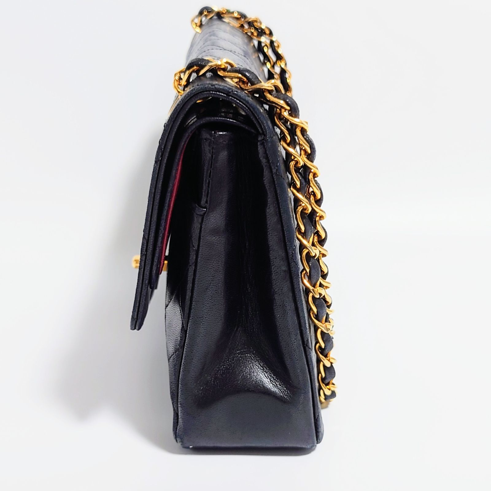 正規品 CHANEL シャネル マトラッセ25 チェーン ショルダーバッグ 黒 