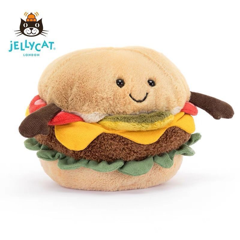 JELLYCATハンバーガーのぬいぐるみ