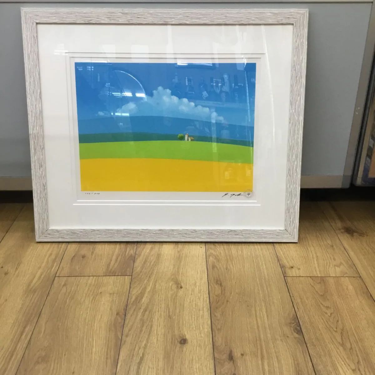 葉祥明 版画 葉祥明 版画 少女とカモメ