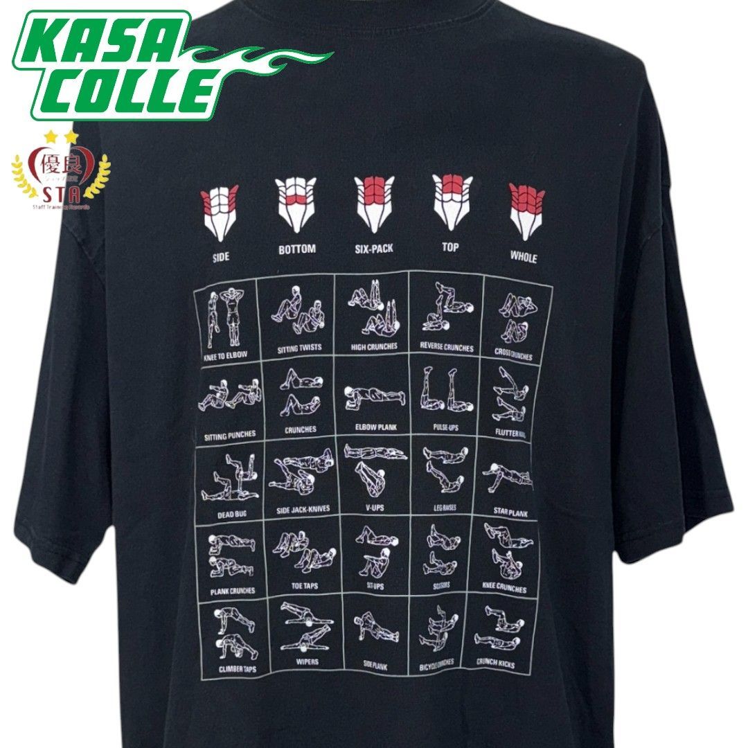 BALENCIAGA】バレンシアガ ワークアウトプリントTシャツ M