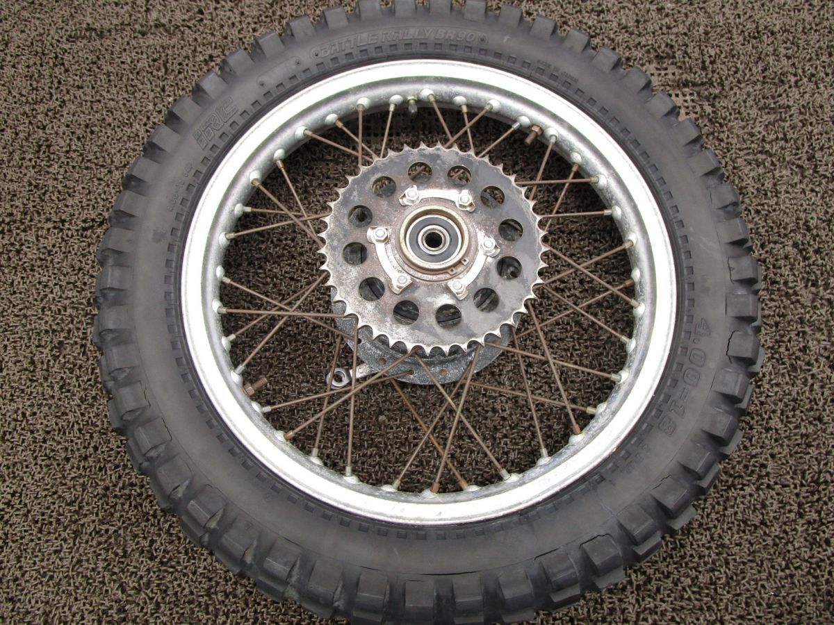 TS250 TAKASAGO リアホイール スプロケット □A6980 ブレーキドラム TS2504 スズキ TS2504 キャブ車 動画有