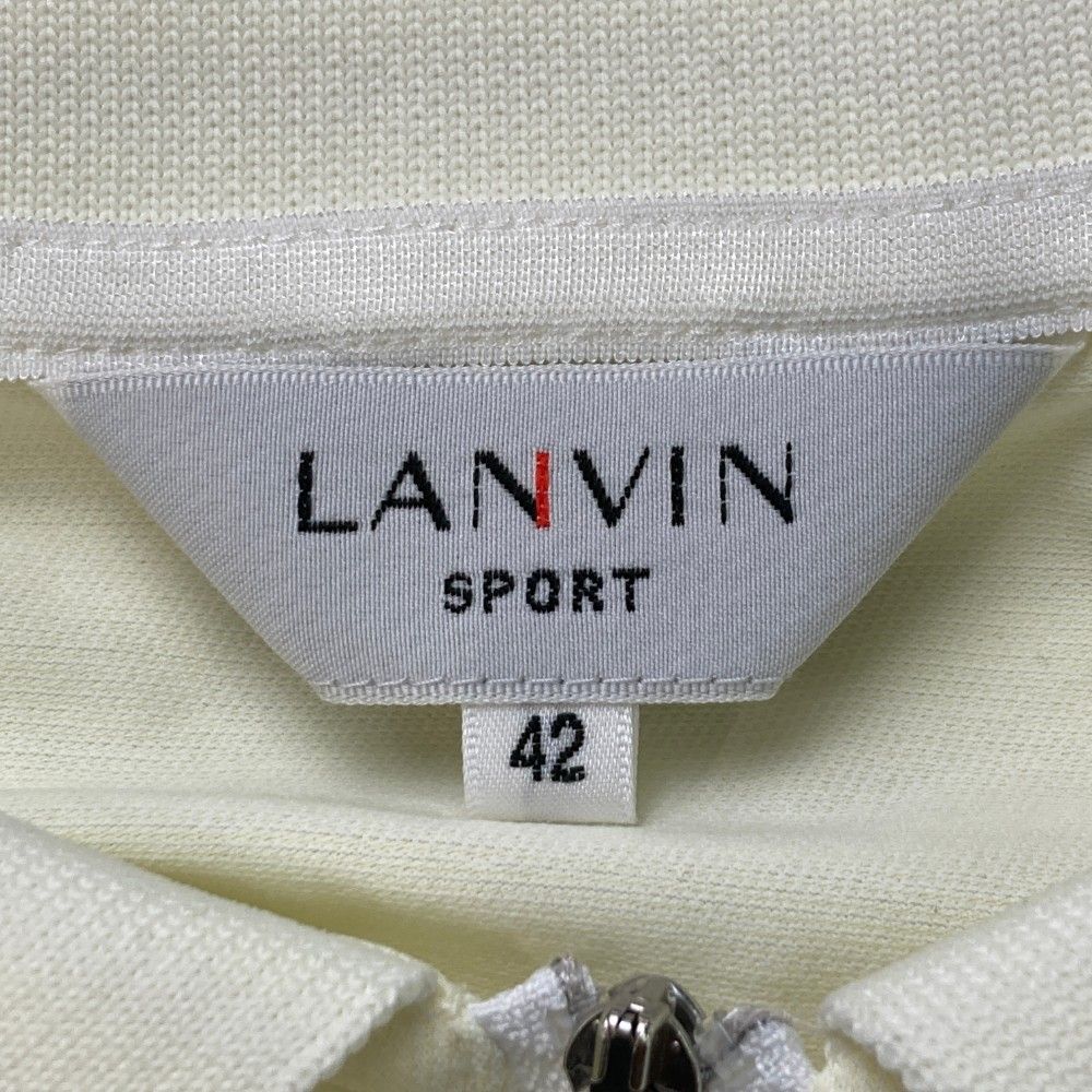 サイズ：42 LANVIN SPORT ランバン スポール ハーフジップ 長袖