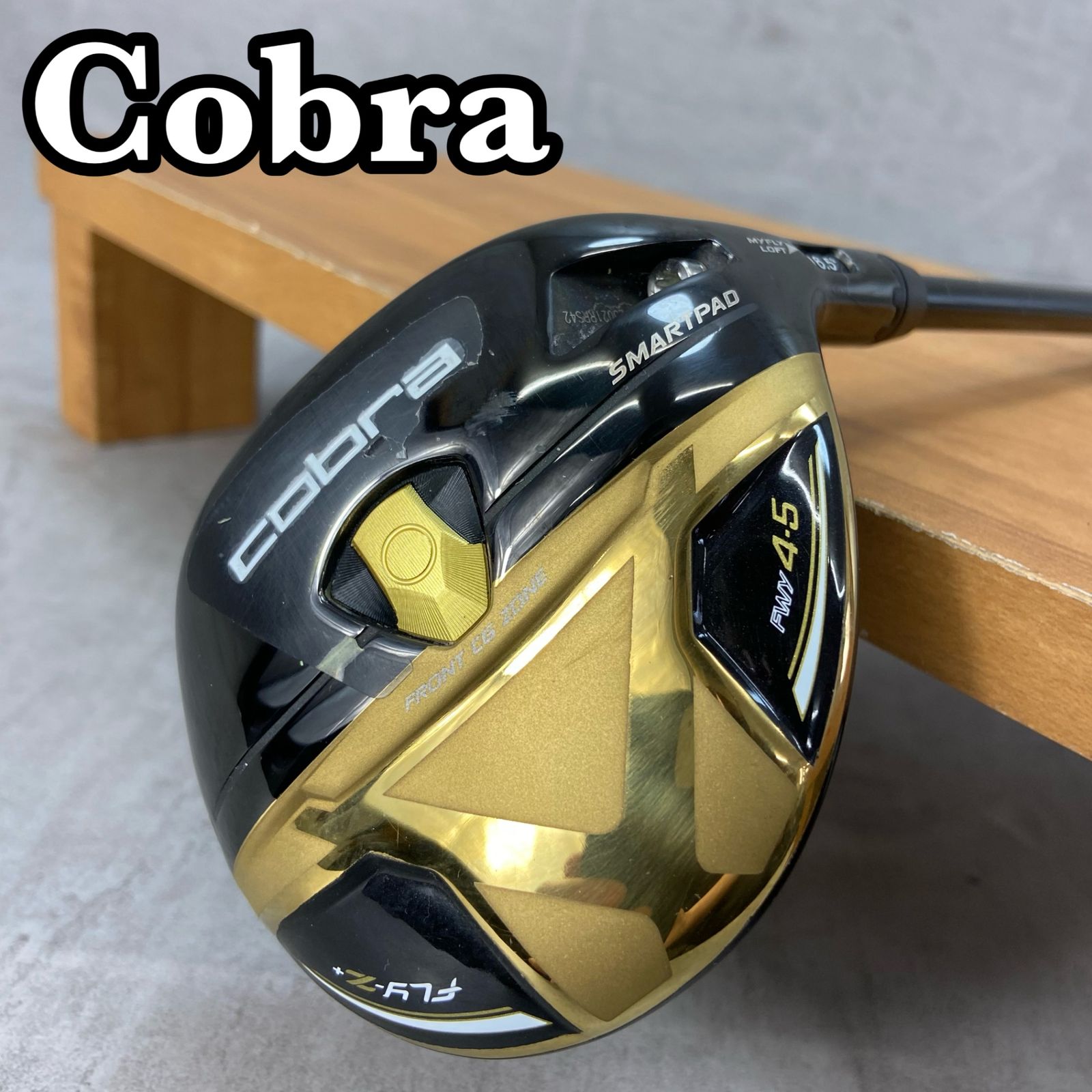 COBRA - cobra　コブラ　FLY-Z　メンズゴルフ3-4W　カーボン　R　14.5°　右利き用　フェアウェイウッド　ヘッドカバー　43.5インチ cobra コブラ FLY-Z メンズゴルフ3-4W カーボン R 14.5° 右利き