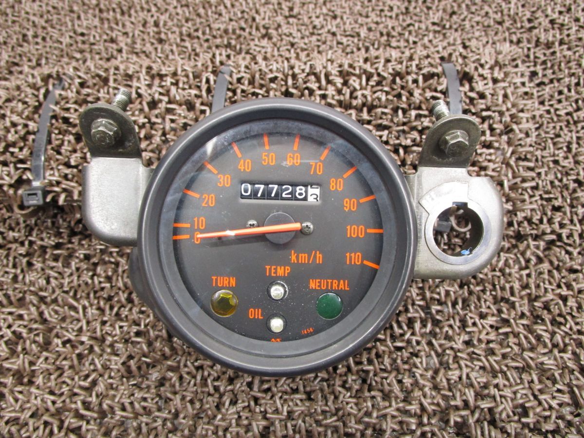 KSR-2 スピードメーター 110Km ●A6534 MX080B カワサキ MX080BE キャブ車 動画有