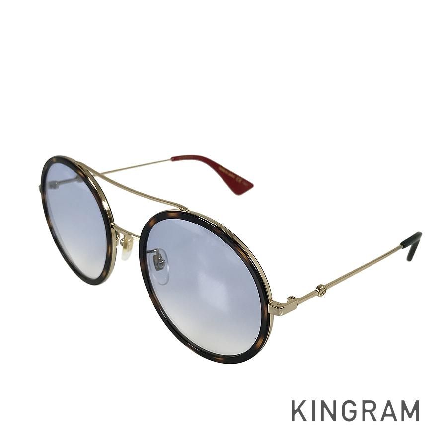 Gucci GG0061S サングラス グレー Gucci GG0061S XXS (56 - 22) with Grey lenses and Gold frame