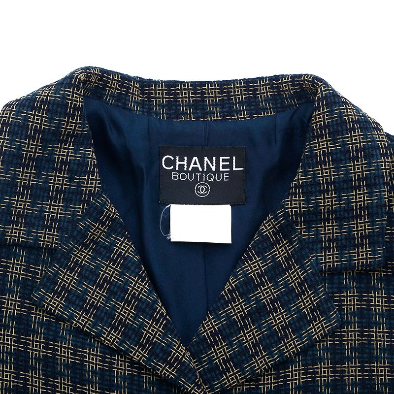 CHANEL シャネル ジャケット ツイード ココボタン - メルカリ 