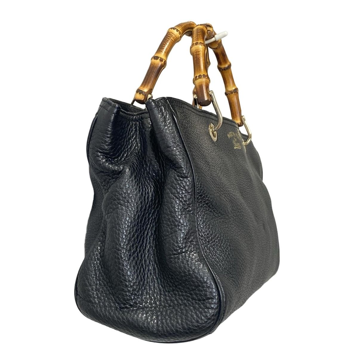GUCCI グッチ トートバッグ バンブーショッパー 323660 黒 レザー