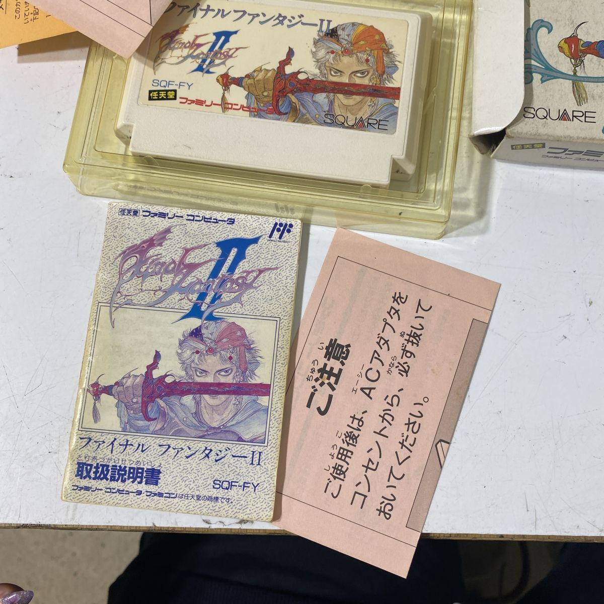 送料無料 FC ファミコン ファイナルファンタジーⅡ Ⅲ ソフト 2