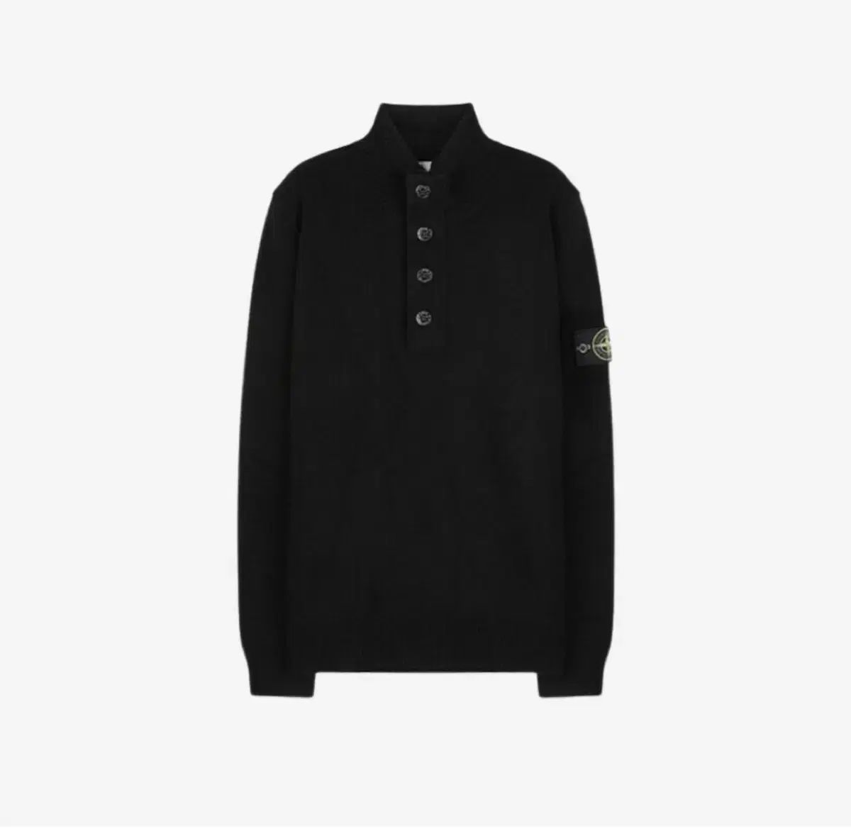 STONE ISLAND ストーンアイランド ハイネック ハーフ ラムズウール ニット セーター L