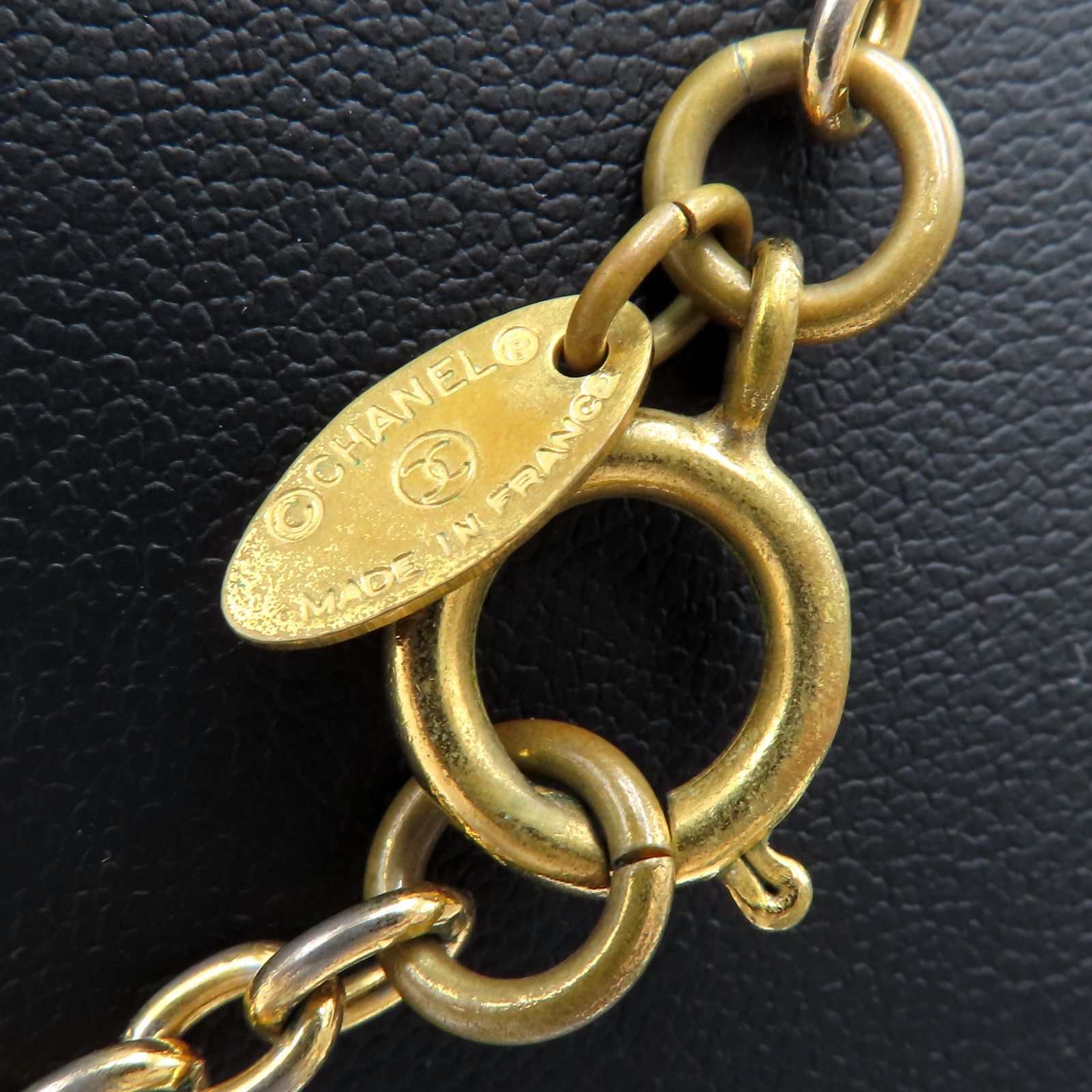 美品♡CHANEL ヴィンテージ　ネックレス　ココマーク　菱形　ゴールドメッキ CHANEL シャネル ヴィンテージ ココマーク ひし形 ネックレス