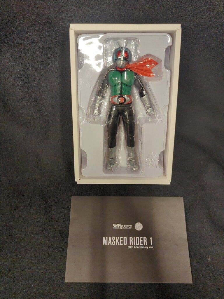 BANDAI - 真骨彫製法 仮面ライダー新1号 50th Anniversary Ver. レビュー】 S.H.Figuarts（真骨彫製法） 仮面ライダー新1号 50th