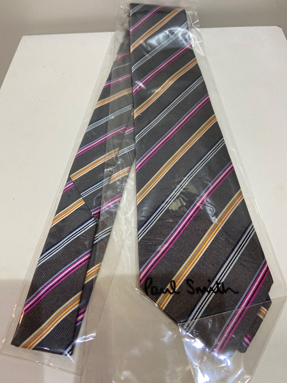 未使用】Paul Smith ポールスミス ストライプ マルチカラー