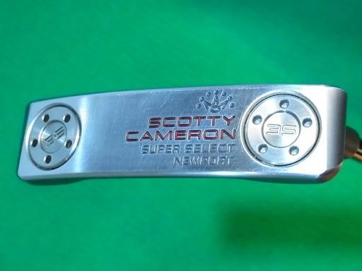タイトリスト SCOTTY CAMERON SUPER SELECT NEWPORT 34インチ パター PT スチール フレックスその他 メンズ 男性用 右利き 右用 Dランク ゴルフクラブ