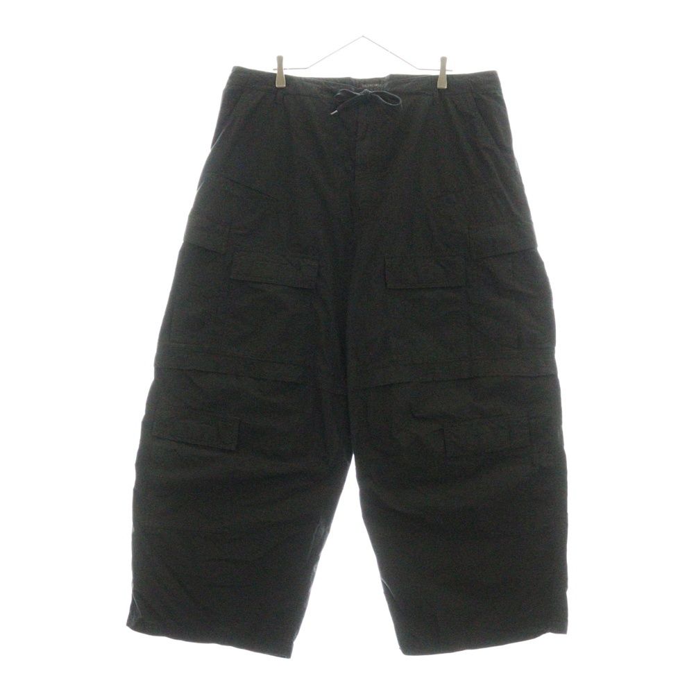 BALENCIAGA バレンシアガ 24AW CARGO TRACK PANTS ラージカーゴトラックパンツ 803458 TQM10 ブラック