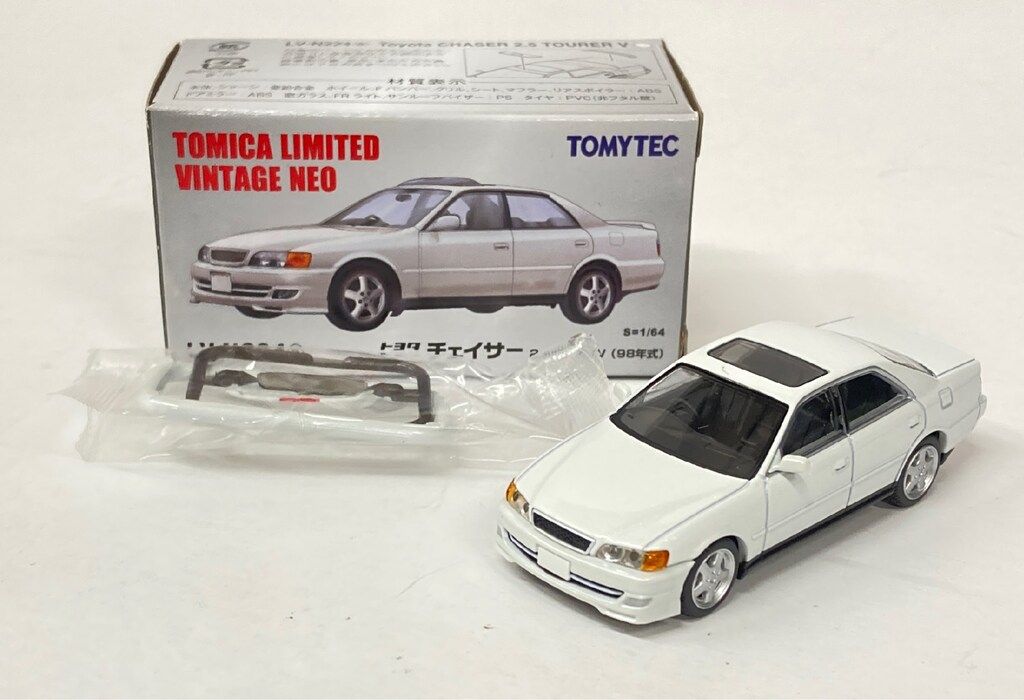 新品未開封 LV-N224a トヨタチェイサーツアラーV (98年式)白 トミーテック TOMICA LIMITED VINTAGE NEO トヨタ チェイサー