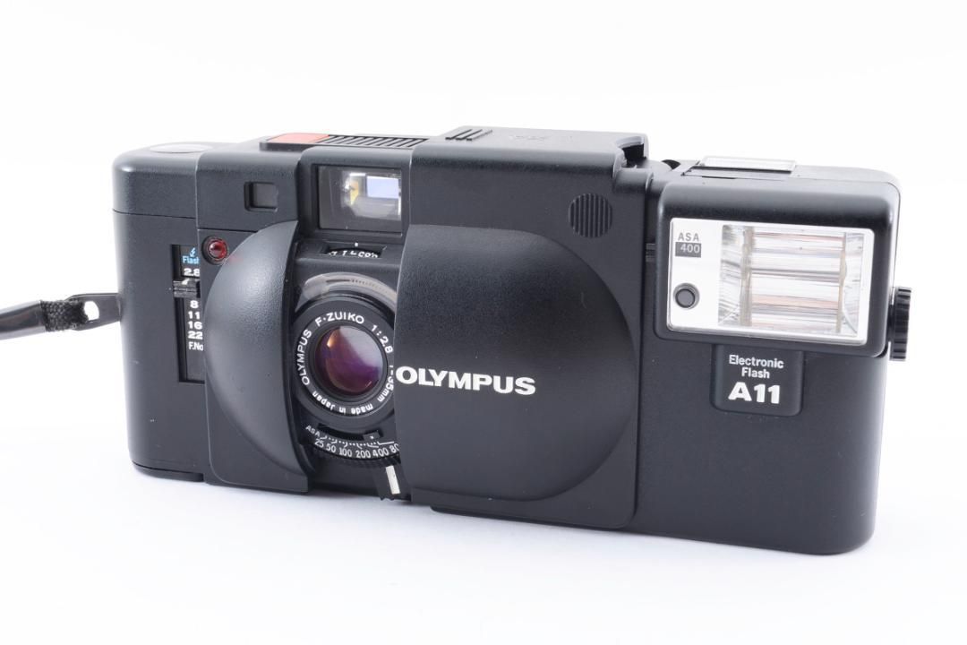 ✨完動品✨OLYMPUS オリンパス XA A11 セット フィルムカメラ コンパクトフィルムカメラ #373