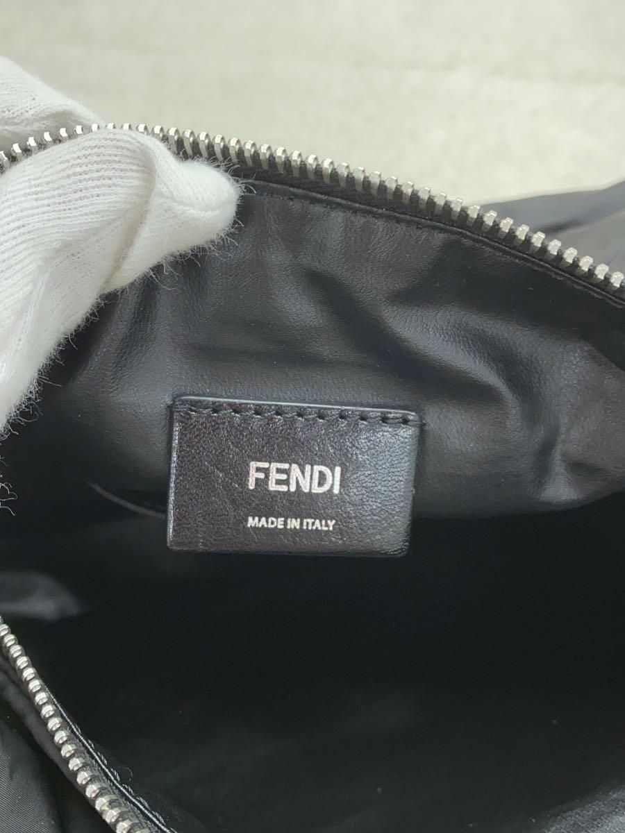 FENDI モンスターバグズ ビューティーポーチ セカンドバッグ ナイロン ブラック 7VA494 