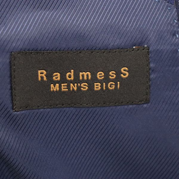 未使用 ラッドメスメンズビギ ストライプ柄 スーツ上下セットアップ 2 ブルー系 RadmesS MEN'S BIGI メンズ   【220331】