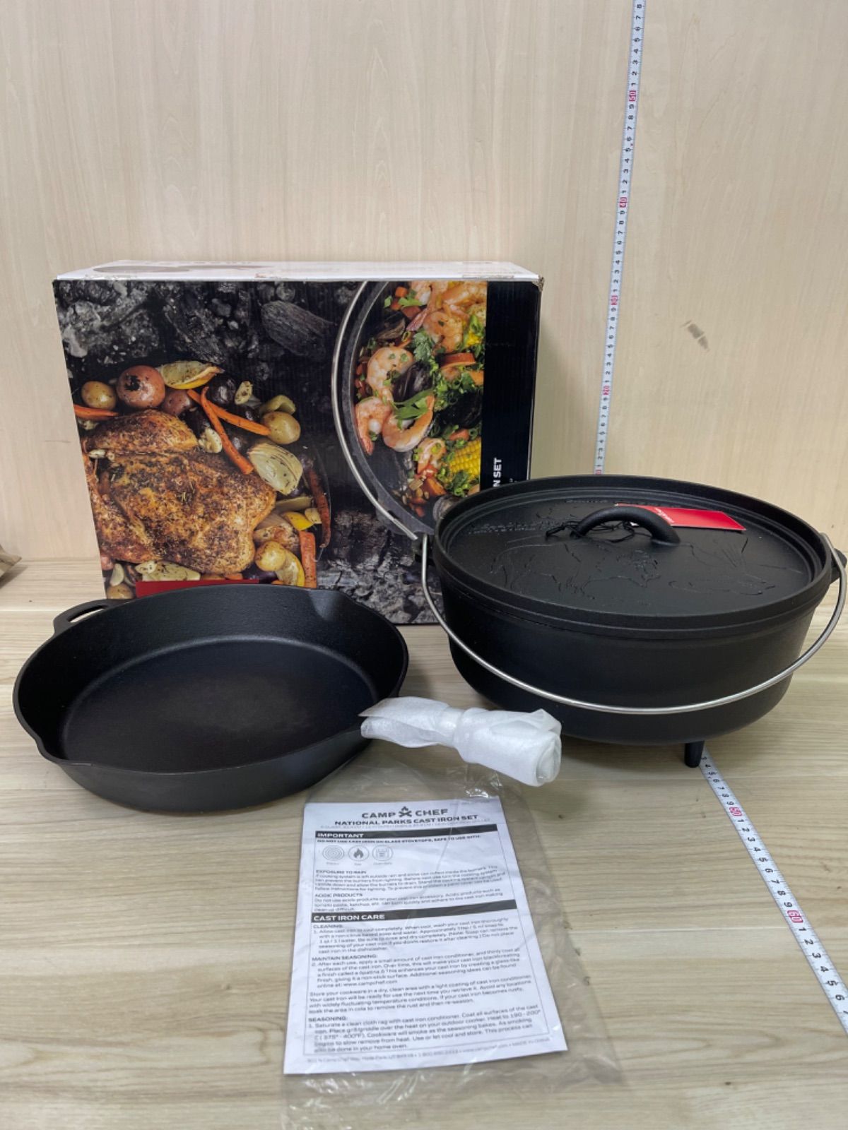 Amazon.co.jp: CAMP CHEF 12インチ ダッチオーブン＋スキレット