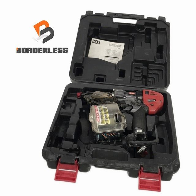 中古品MAX マックス 65mm 高圧スーラーネイラ HN-65N3(D)-G 高圧エア釘打ち機 エアツール 88144