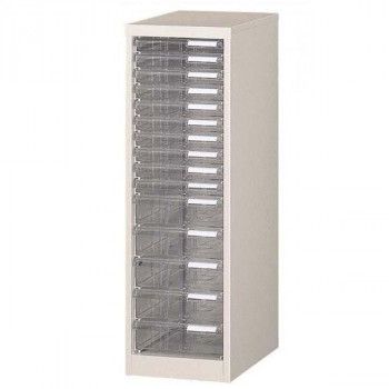 オフィス 店舗 施設向け レターケース A4判縦1列 浅型10段 深型5段 COM-A-115