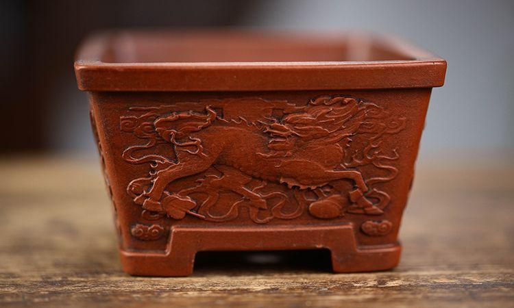 中国　宜興　盆栽鉢　植木鉢　盆栽 中国宜興 紫砂の鉢 盆栽鉢 植木鉢 小品盆栽鉢 大品盆栽鉢 - メルカリ