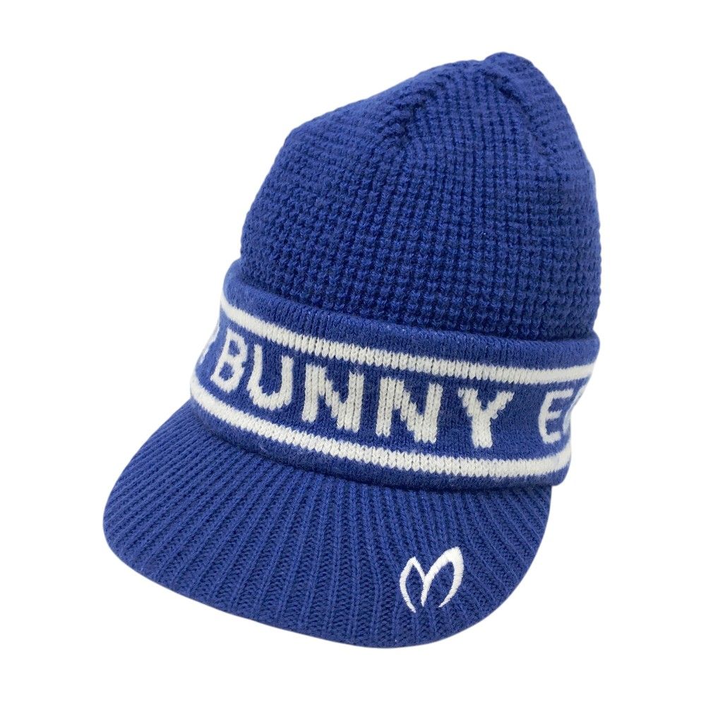 MASTER BUNNY EDITION マスターバニーエディション 裏フリース ニットキャップ ブルー系 FR [240101544791] ゴルフウェア ストスト