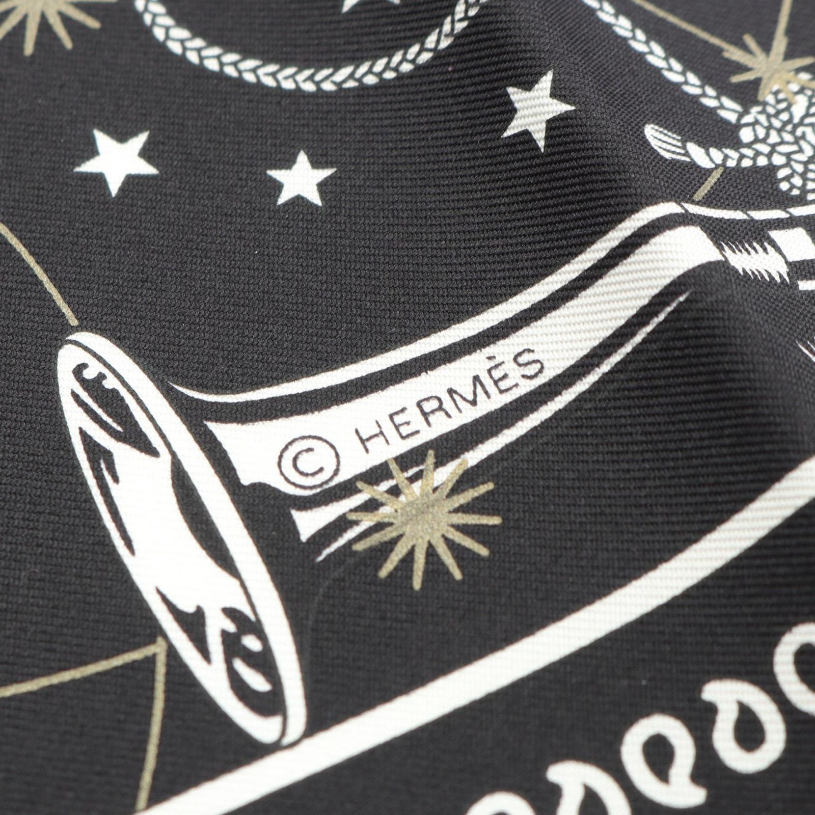 HERMES エルメス カレ55 シルクバンダナ55 CHORUS STELLARUM スカーフ 