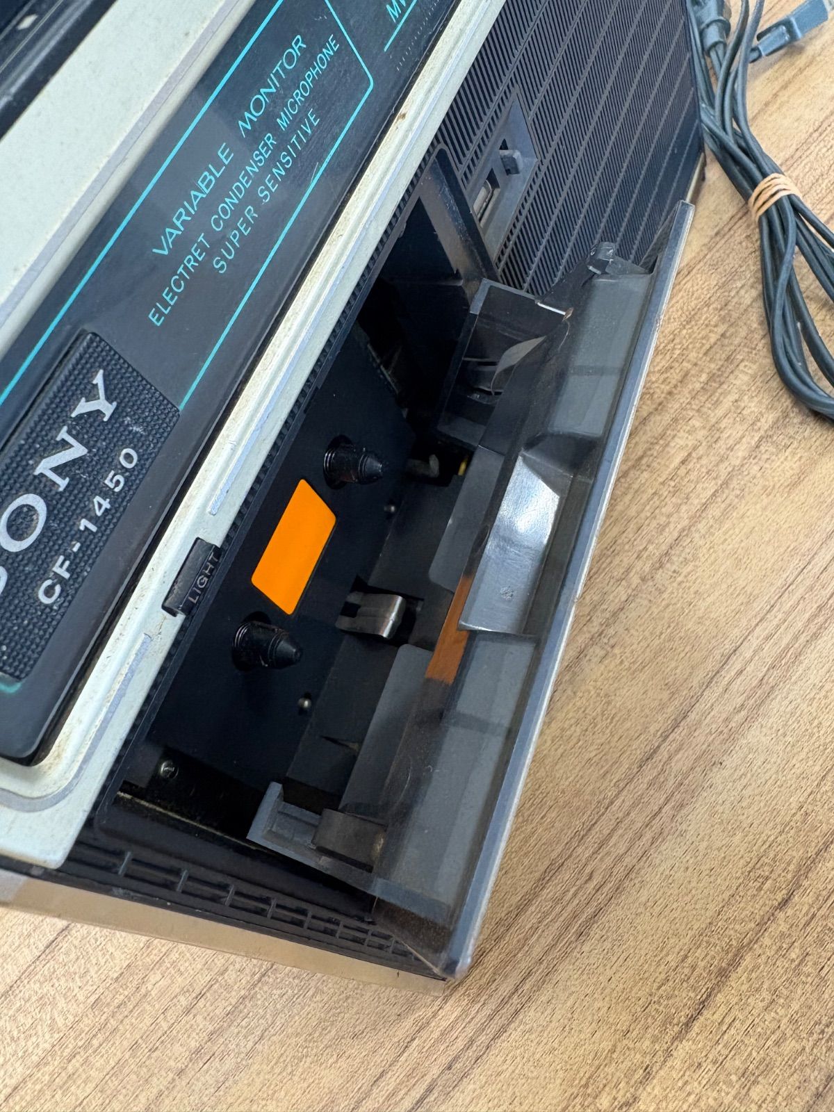 希少◇一部動作確認済◇SONY CF-1450 カセットレコーダー付きラジオ