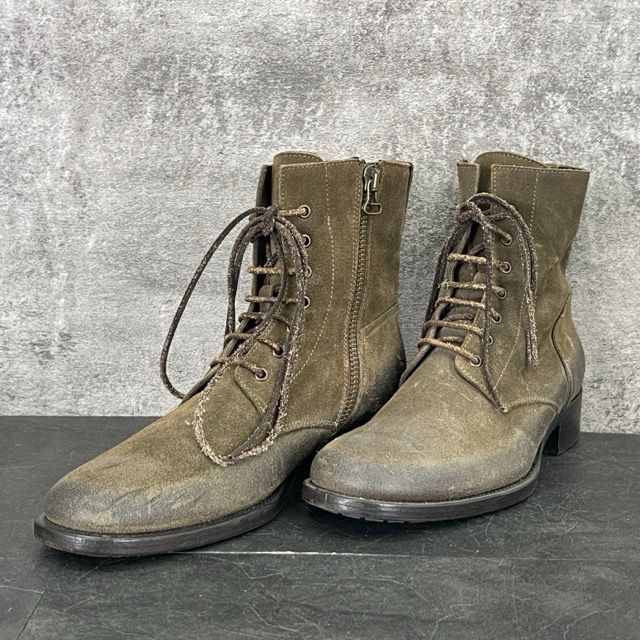 ブッテロ メンズ用 ブーツ スエードレザー ブラウン 41サイズ 約27cm BUTTERO B2964 靴 イタリア製|301650