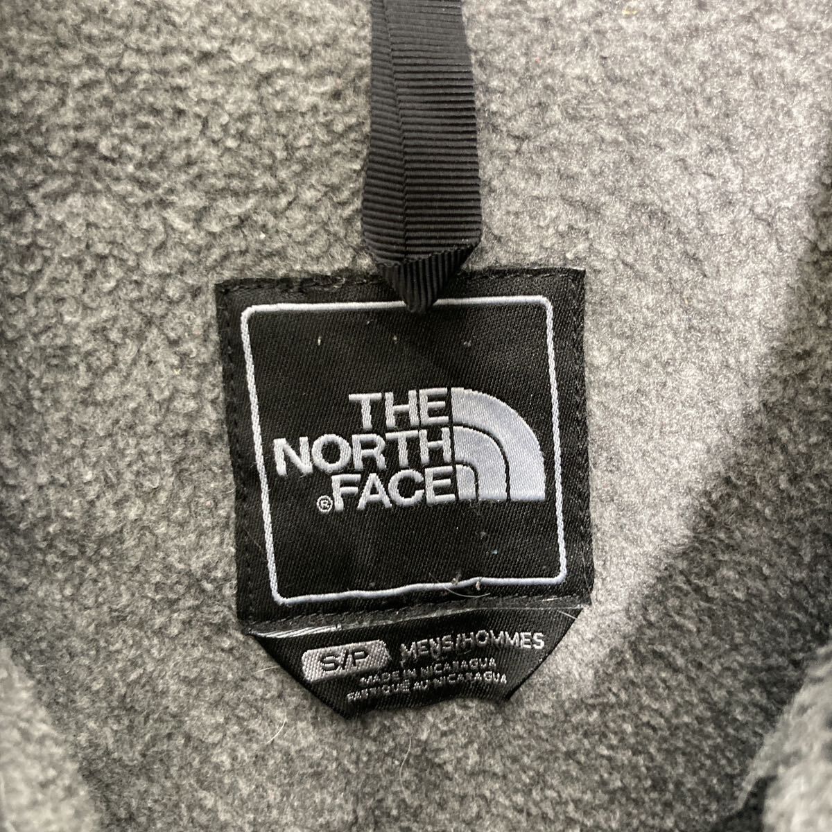 The north face フリース ジャケット ザノースフェイス S グレー ブラック アウトドア マウンテン 古着卸 アメリカ仕入 a609-6952