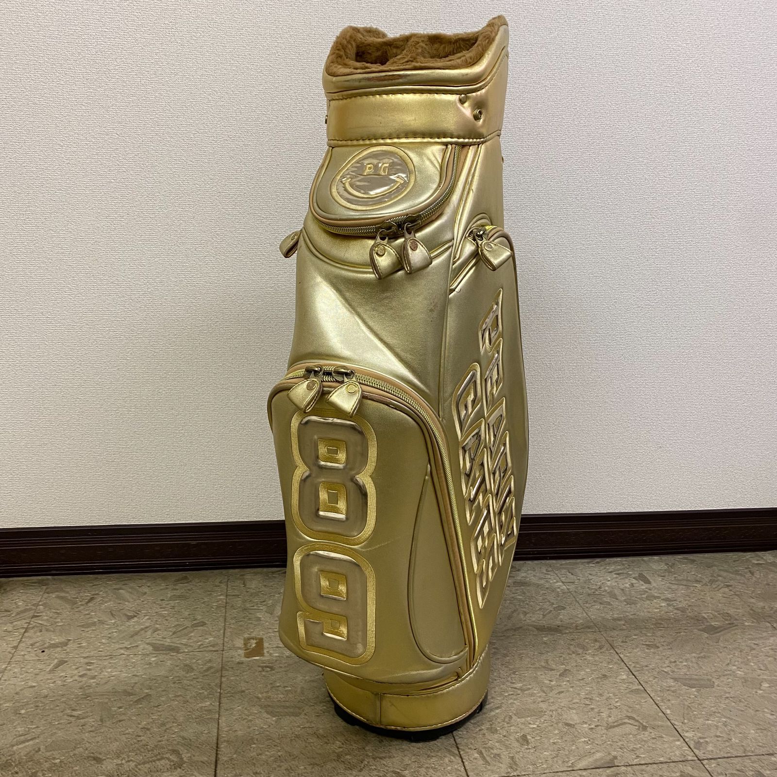 PEARLY 購入 GATES（パーリーゲイツ） キャディバッグ ゴールドカラー