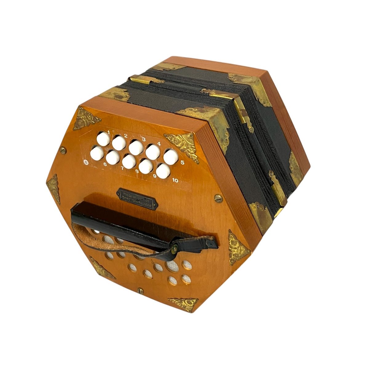 二光 CONCERTINA 1923 六角手風琴 ボタン式アコーディオン 20ボタン 楽器 コンサティーナ S10036139