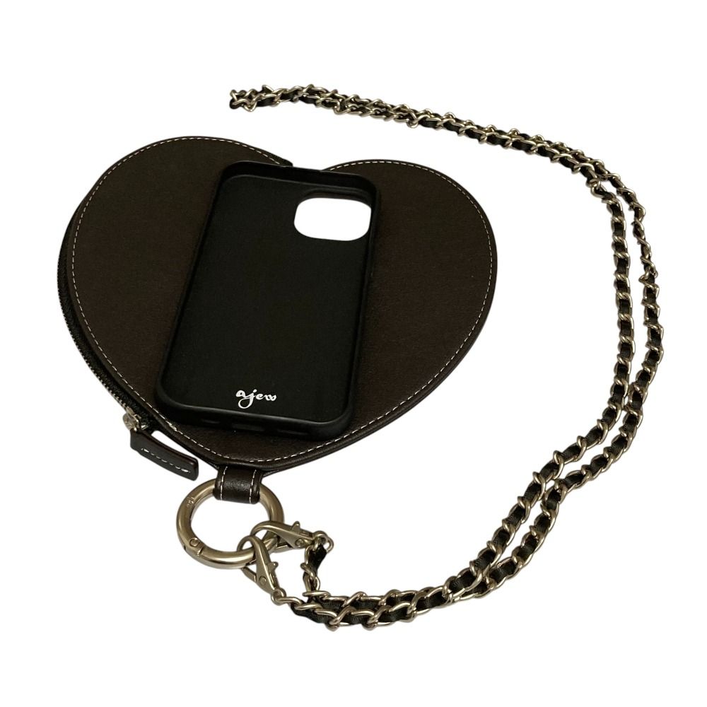 美品 ajew エジュー Dress HEART ハート型 チェーンショルダー