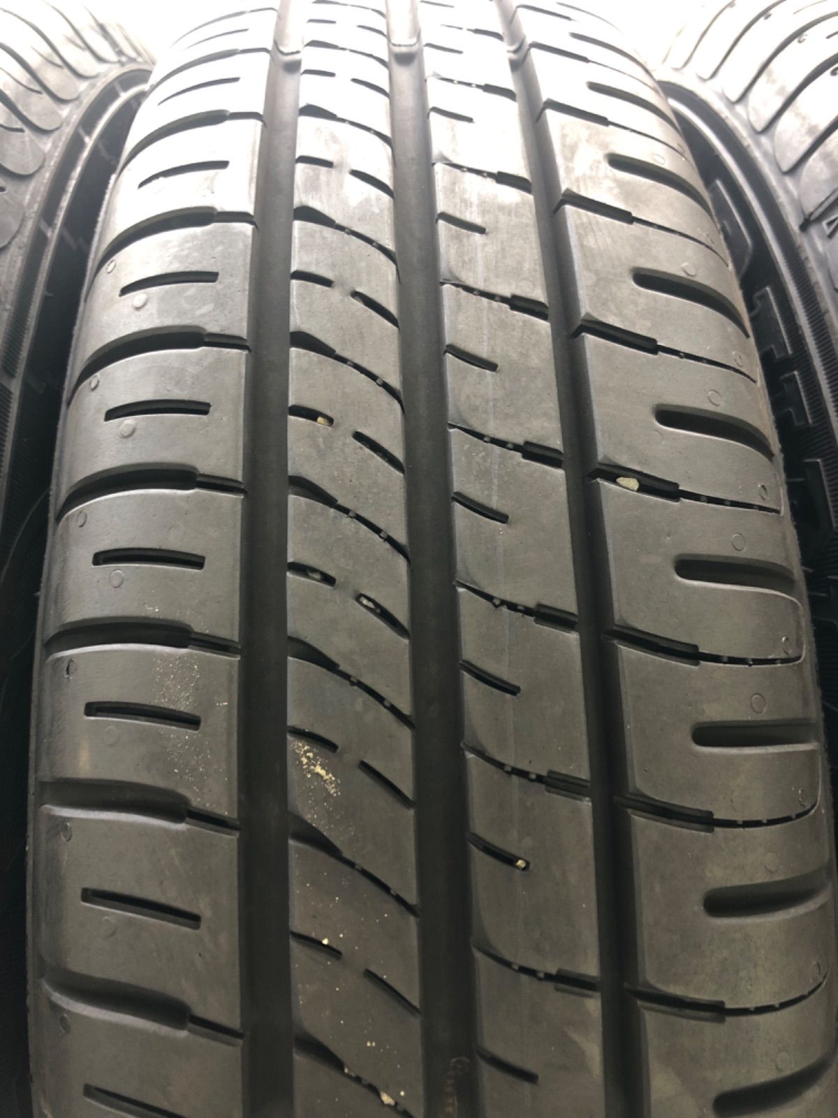 タイヤ走行短め【BS NEWNO 155/80R13】夏タイヤ【FEID 社外ホイール 13 