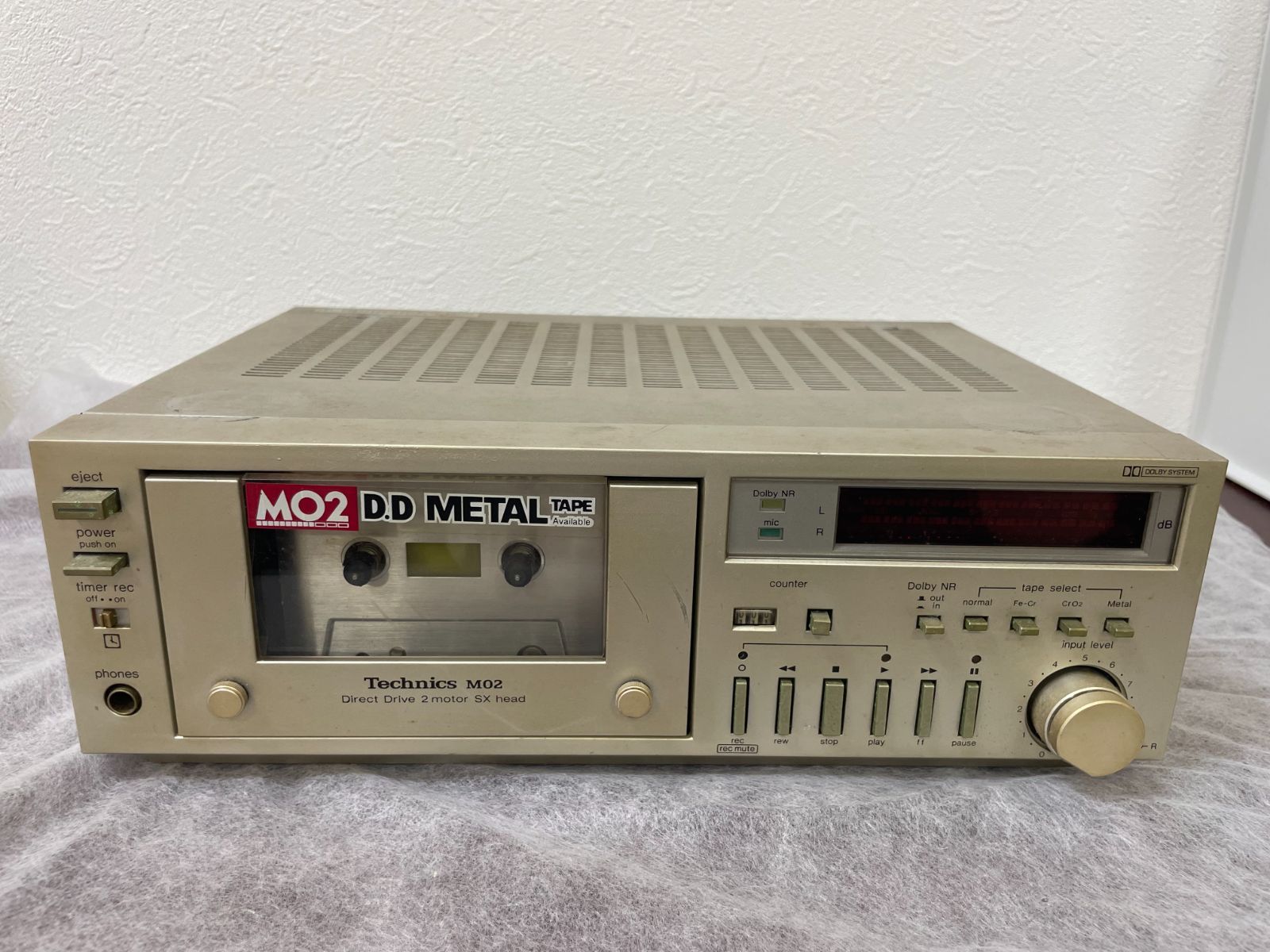 Technics RS-M02 ステレオカセットデッキ 再生確認済 現状品 Yahoo